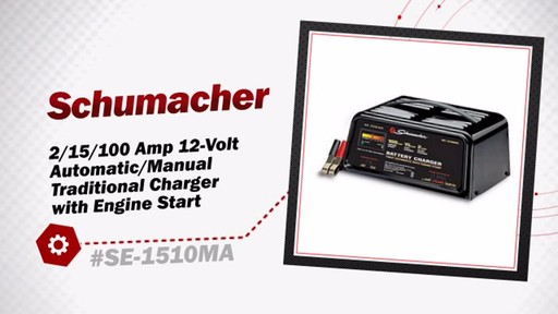 Schumacher Battery Charger 100 User Manual